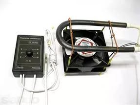 Терморегулятор ТРо-02 для погреба, овощехранилища, омшаника,с одним ТЭн 1х250 Вт и тепловентилятором